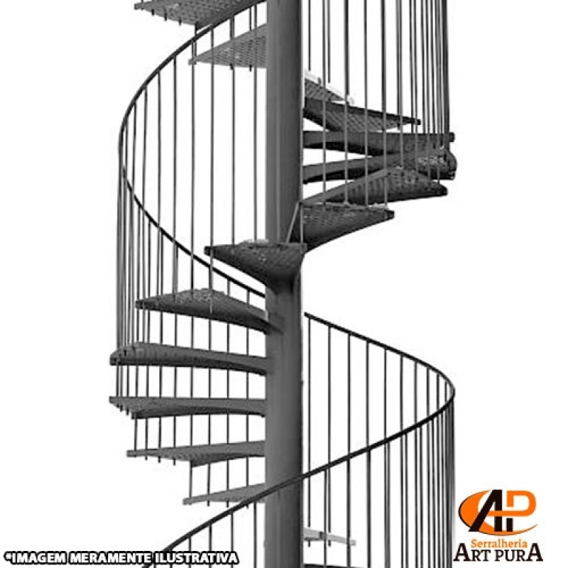 Escadas Caracol Preço Jandira - Escadas para Sobrados