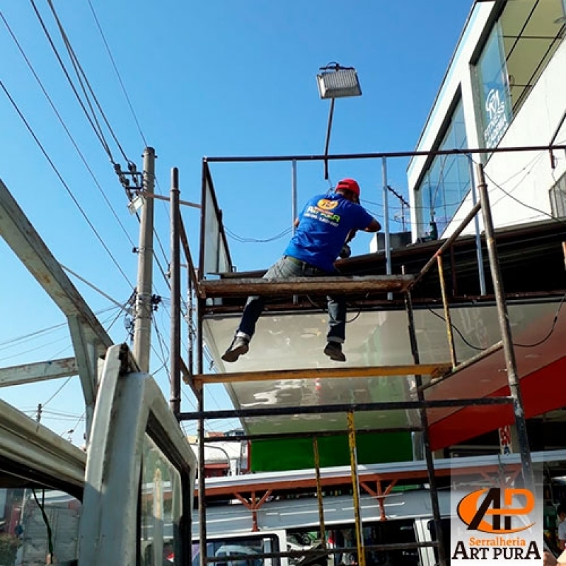 Estrutura Metálica Fachada Osasco - Estrutura Metálica Residencial