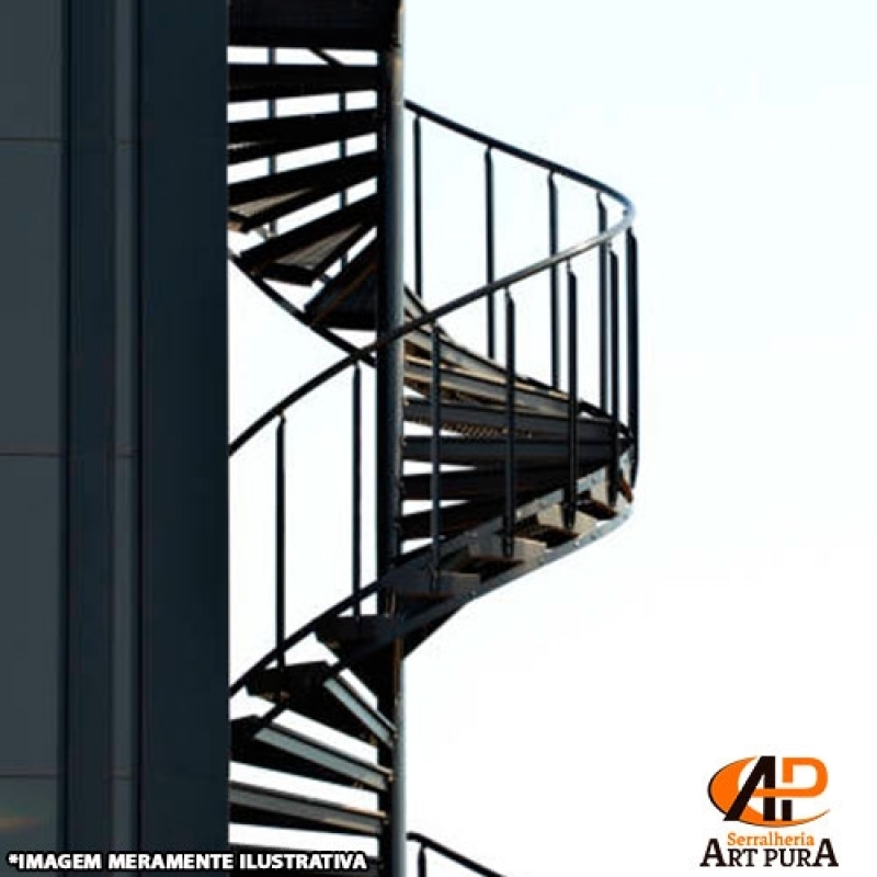 Fabricante Escadas Caracol Jandira - Escadas Ferro
