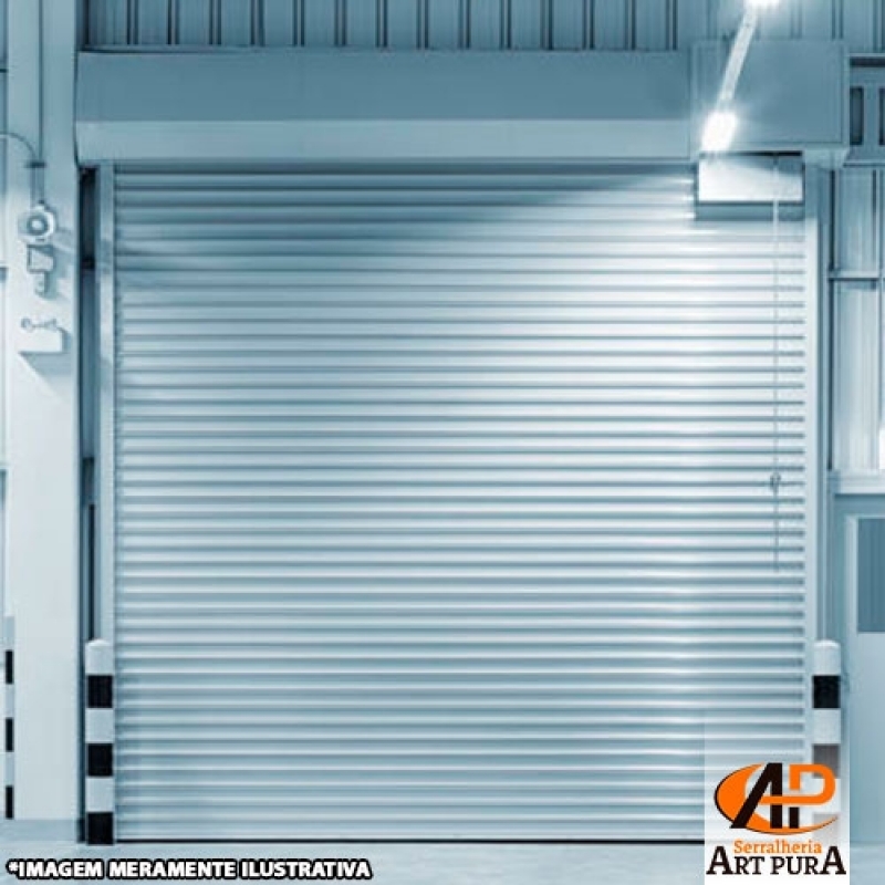 Portas de Enrolar Automática Jandira - Portas de Enrolar Garagem