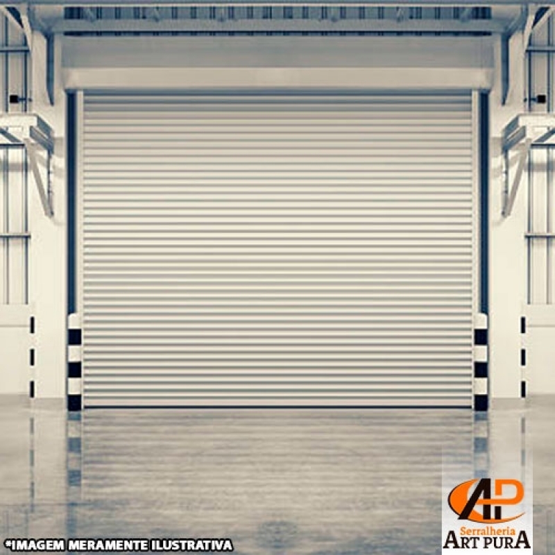 Portas de Enrolar com Motor Valores Barueri - Portas de Enrolar Industrial